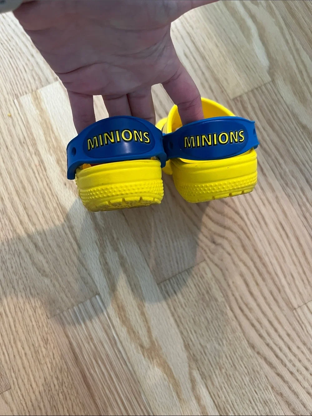 Crocs Minion-Themed toddler size 7